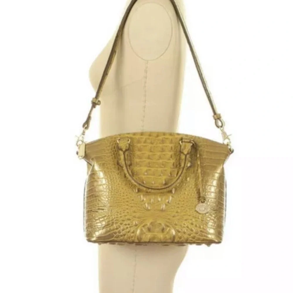 Brahmin M Duxbury Satchel in Artichoke Melbourne